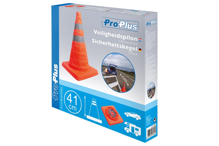 Cono de señalización plegable ProPlus 540320 de 41 cm.