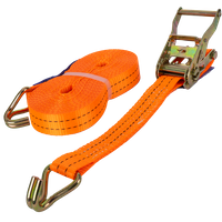 Correa de amarre UNITRAILER de 12 m/35 mm/2 t de color naranja con tensor