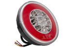 TT TECHNOLOGY TT.12008 Glo-Trac LED Luz trasera tipo hamburguesa con 3 funciones, universal