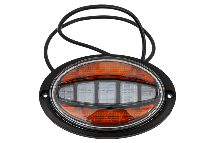 Lámpara frontal universal LED FRISTOM FT-356 con carcasa para montaje empotrado