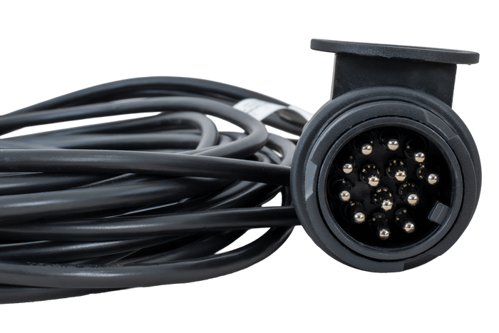 Instalación eléctrica MANTES, arnés para remolque de grúa, 5m, enchufe de 13 pines, 2 bayonetas de 5 pines