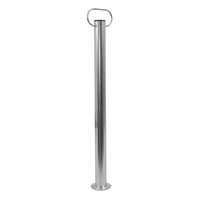 UNITRAILER MS 0019-700 soporte fijo para remolque de plataforma plana de 150 kg, 48 mm, 700 mm
