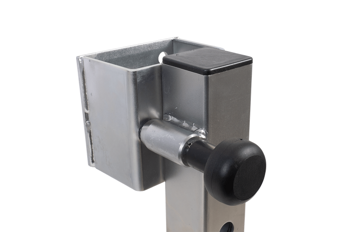 Soporte de manivela extensible UNITRAILER JL1 para remolque de plataforma plana de 1500 kg (346-576 mm)