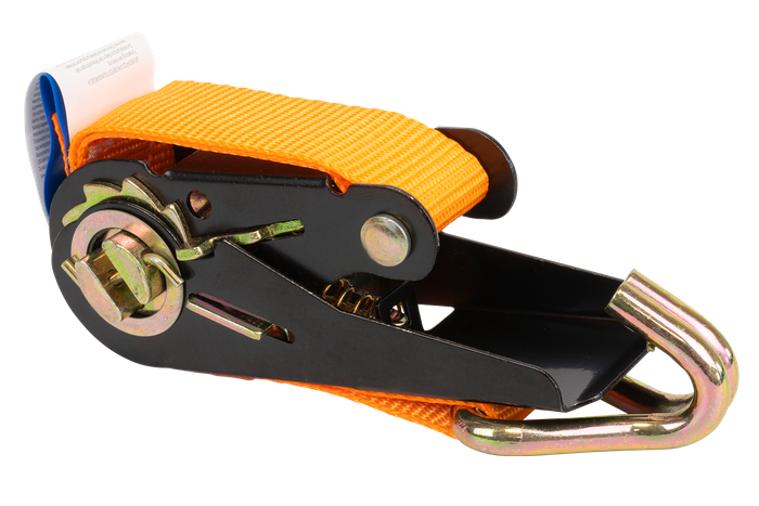 Juego de cuatro cintas transportadoras KAMAR de 3 m/25 mm/0,8 t de color naranja con tensor.