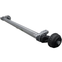 AL-KO COMPACT eje frenado para remolque / grúa 1350kg 1650mm 2100mm 5x112