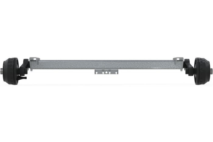 KNOTT VGB15M/MV eje frenado para remolque / grúa 1500kg 1300mm 1770mm 5x112