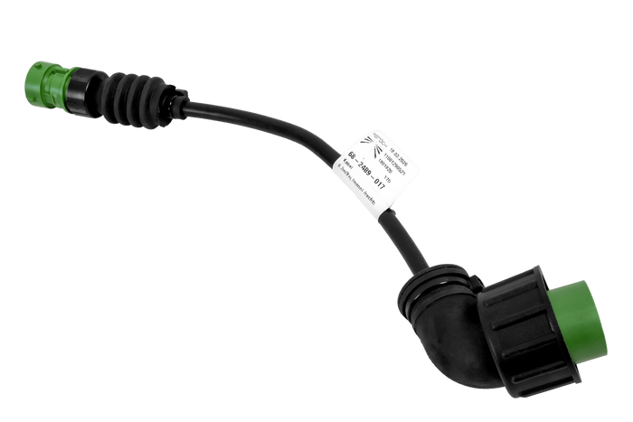 Adaptador de bayoneta de 5 pines / conector angular ASS2 de 7 pines ASPÖCK Adaptador derecho