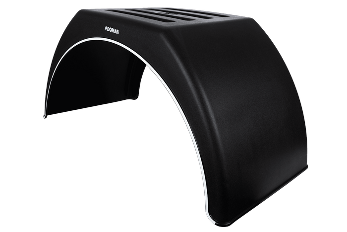 Juego de dos guardabarros gemelos para remolque de 14-16" DOMAR DK3115 pasos de rueda planos 915/450mm