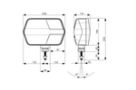 Faro delantero LED ASPÖCK LuxLED II de 7 funciones y 6 pines, DEUTSCH DT06-6S (izquierdo)