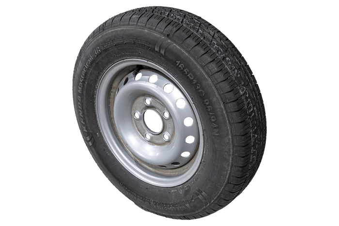 OUTLET Rueda reforzada para remolque Neumático KENDA 165/80 R13C 96/94N Llanta KENDA 4.5Jx13"H2 5x112 ET:30