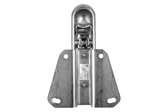 Adaptador de enganche de bola WINTERHOFF WW 8-G+V para remolque de 800 kg con barra de tiro tipo V.