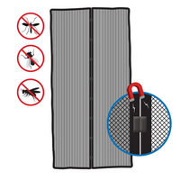 Mosquitera magnética para puertas ProPlus, malla protectora (2x) 210x50cm