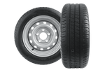 Juego de dos ruedas reforzadas para remolque NEUMÁTICO LINGLONG 195/50 R13C 104/101N LLANTA UNITRAILER 5.5Jx13"H2 5x112 ET:30