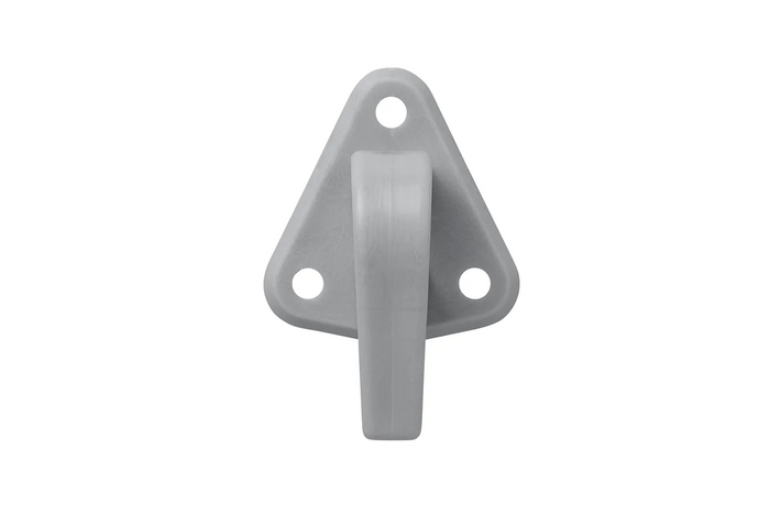 Gancho lateral de plástico ProPlus 342157V01 con ojal para asegurar lonas y correas de remolque.