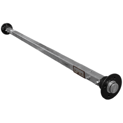 Eje rígido sin freno KNOTT VR7 con muelle para remolque 750 kg 1480 mm 1820 mm 4x100