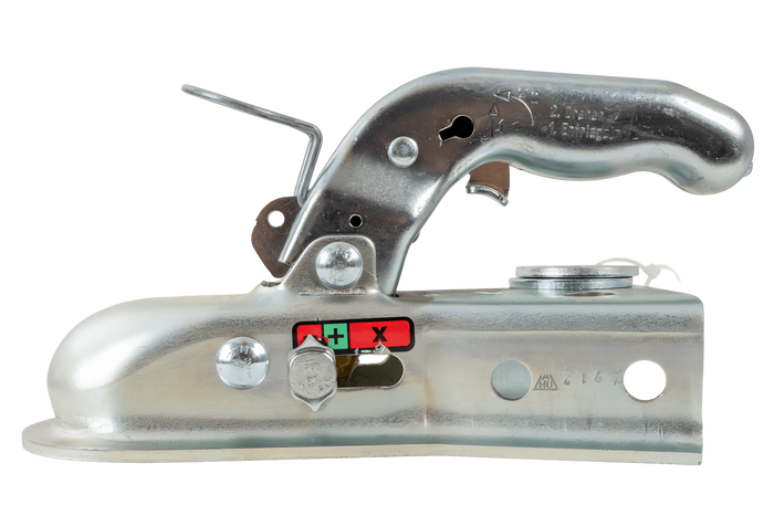 Enganche de bola KNOTT 6E0176.001 para remolque de 750 kg con barra de tiro tipo V