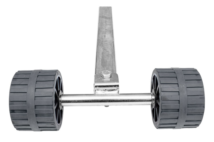 Soporte de rodillo lateral gris para remolques náuticos