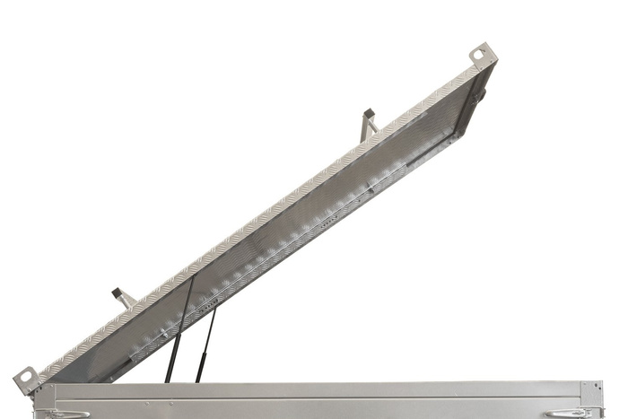 UNITRAILER GARDEN TRAILER 201 KIPP cubierta de remolque con cilindros / cerradura con llave