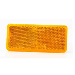 Reflector rectangular naranja FRISTOM DOB-035Z de 90x40 mm