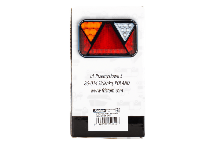 Piloto trasero FRISTOM FT-270 LED CANBUS 6 funciones izquierda