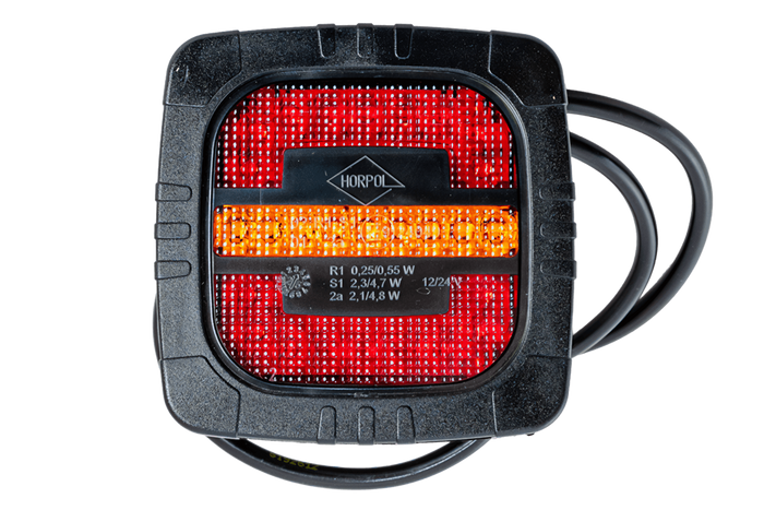 Luz trasera LED HORPOL LZD2800 3 funciones universal
