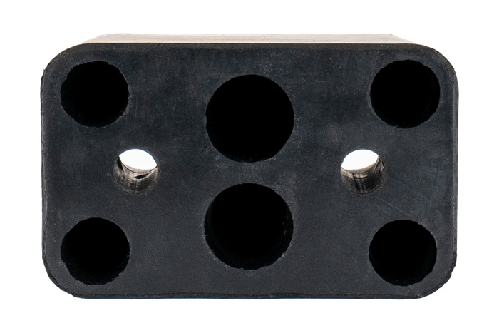 Parachoques de goma / parachoques rectangular 12x7,5x8,7 cm