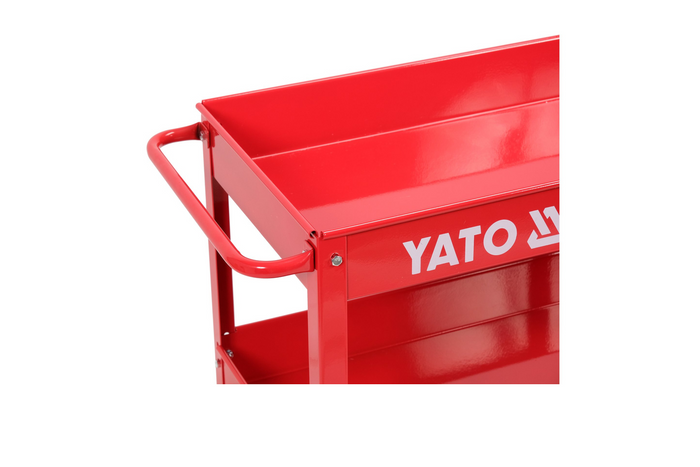 Carro de taller YATO YT-55210 de 3 niveles, armario de taller, 130 kg, 79,5 x 79 x 37 cm