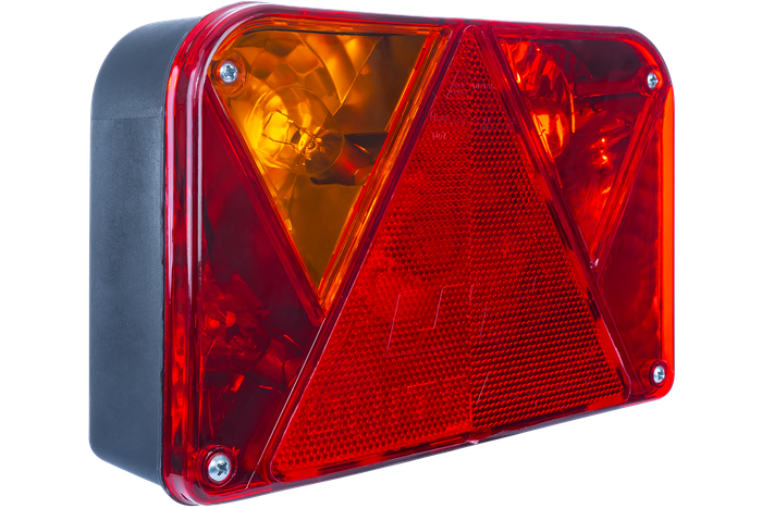 Piloto trasero DOBPLAST DPT35, 6 funciones, izquierdo