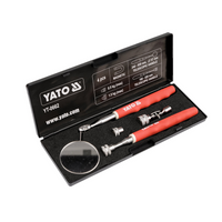 Kit de inspección YATO YT-0662, espejo, pinza, 3 puntas reemplazables