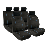 Juego de fundas para asientos de coche LAMPA Elegance azul, para asientos delanteros y traseros