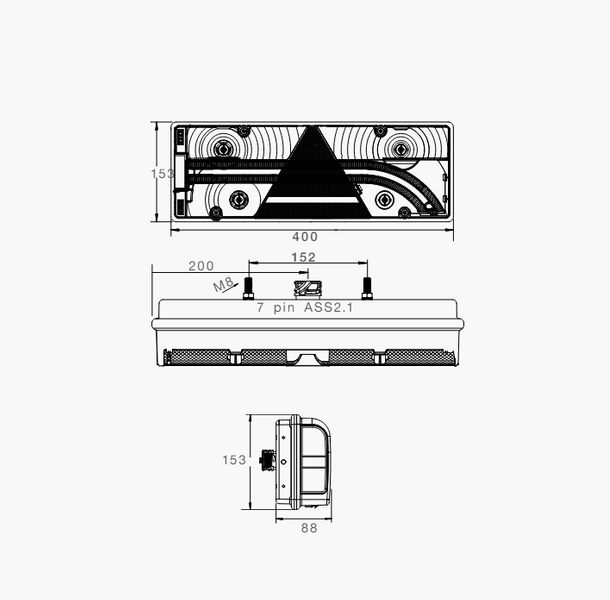 Pilotos traseros ASPÖCK EUROPOINT III 7 funciones izquierda + derecha