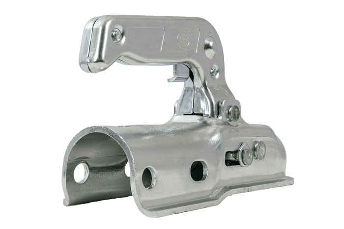 Enganche de bola STEELPRESS BC-1200C para remolque de 1200 kg con barra de tiro tubular de 50 mm