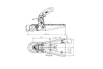 Enganche de bola KNOTT 6E0371.001 para remolque de 750 kg con barra de tiro tipo V