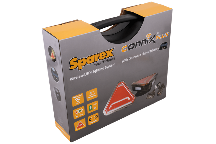SPAREX CONNIX PLUS S.162710 Luces traseras LED 6 funciones izquierda+derecha, inalámbricas, magnéticas
