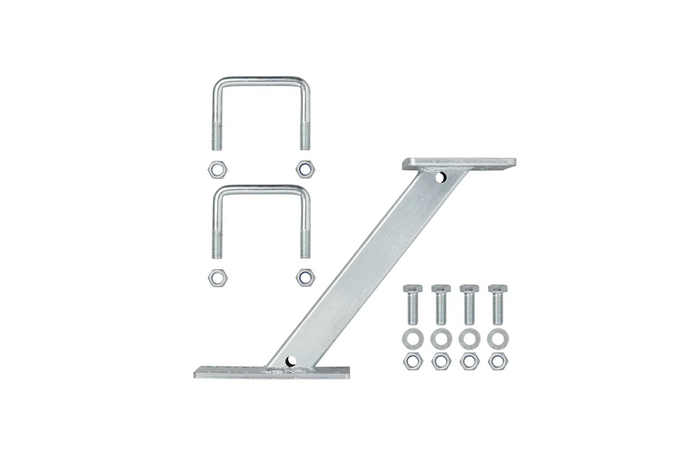 Wspornik / uchwyt na koło zapasowe z obejmami U