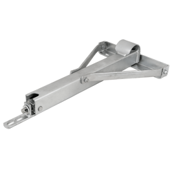 Soporte de esquina extensible WINTERHOFF ADS460 V estabilizador para remolques 450kg 450mm