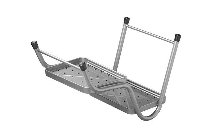 Escalón de dos peldaños ProPlus 360829V01 para remolque de caravana de 150 kg