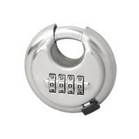 Candado redondo con cerradura de combinación ProPlus 341317, candado con grillete y código de 70 mm