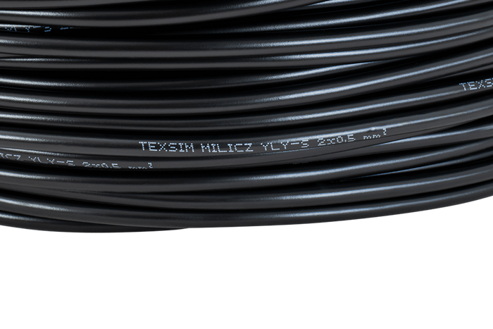 Cable eléctrico bipolar TEXSIM YLY-S 2x0,5 - 1m