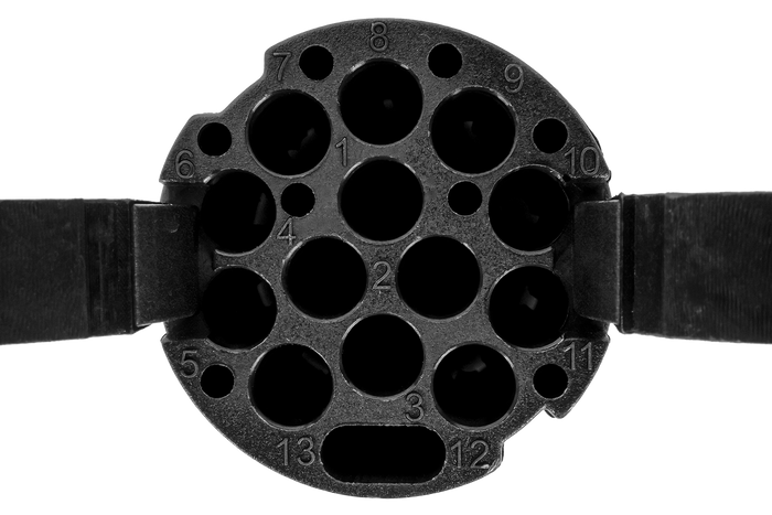 Conector UNITRAILER TL0178 de 13/8 pines para toma de enganche de remolque