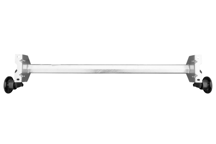Eje sin freno AL-KO OPTIMA para remolque de 750 kg, 1285 mm, 1620 mm, 4x100
