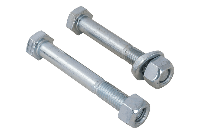 Enganche de bola KNOTT K27-B para remolque de 2700 kg con barra de tiro de tubo de 45 mm, hierro fundido