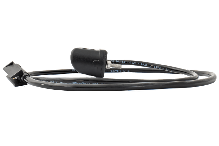 Luz de matrícula LED WAŚ W52 con cable de 1m y conector Click-In