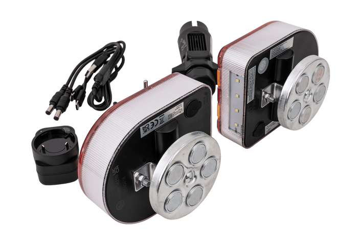 SPAREX CONNIX S.130977 Luces traseras LED 4 funciones izquierda+derecha, inalámbricas, magnéticas