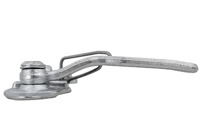 Enganche lateral derecho con cierre lateral completo del remolque WINTERHOFF WV 10-R + WVG 10-A