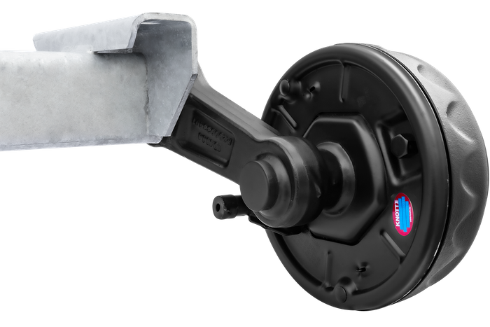 KNOTT VGB13 eje frenado para remolque / grúa 1350kg 1300mm 1750mm 5x112