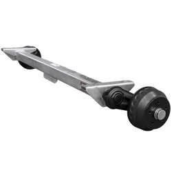 Eje con freno KNOTT VGB15M/MV para remolque/transportador 1500 kg 1400 mm 1850 mm 5x112