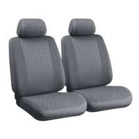 Juego de fundas para asientos de coche LAMPA Glamur gris, para los asientos delanteros