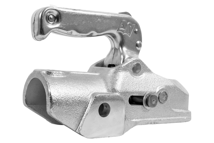 Enganche de bola WINTERHOFF WW 350-RB-K1414 para remolque de 3500 kg con barra de tiro de tubo de 50 mm, hierro fundido.