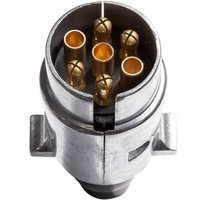 Enchufe KAMAR de 7 pines para toma de enganche de remolque, metal